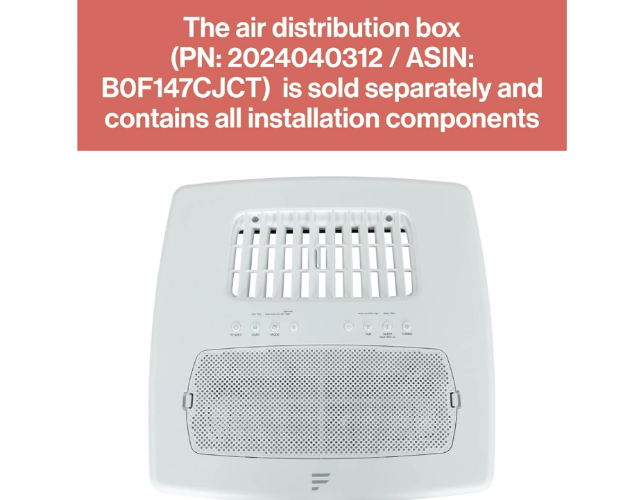 Furrion air distribution box sold separately notice